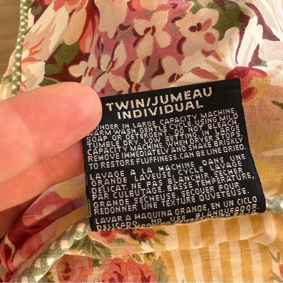 Rare Vintage Ralph Lauren Sophie Brooke Floral Comforter Twin 100% Cotton - Picture 5 of 11